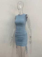Slim fit hip-hugging mini dress - 808Lush