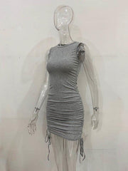 Slim fit hip-hugging mini dress - 808Lush