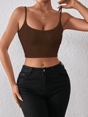 crop top sexy midriff-baring camisole - 808Lush