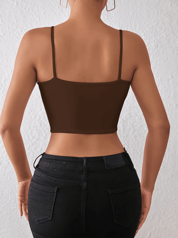 crop top sexy midriff-baring camisole - 808Lush