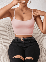 crop top sexy midriff-baring camisole - 808Lush