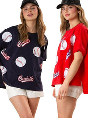 English letters sequin embroidered knitted pullover short-sleeved top