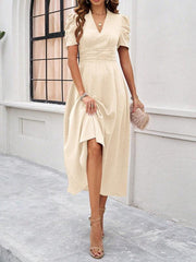 Women's elegant waist dress