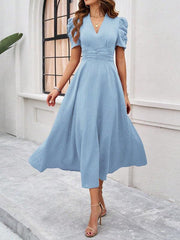 Women's elegant waist dress
