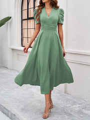 Women's elegant waist dress