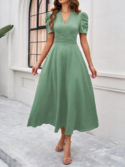 Women's elegant waist dress