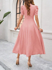 Women's elegant waist dress