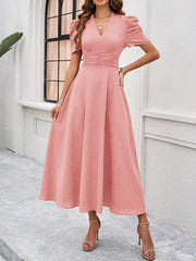 Women's elegant waist dress