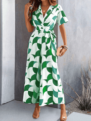Women's Short Sleeve High Waist Jumpsuit - 808Lush