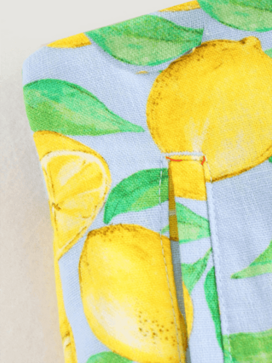 leisure holiday lemon print shorts suit