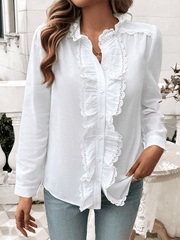 Women's Contrast Striped Shirt