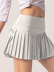 Anti-exposure outdoor quick-drying pocket culottes tennis skirt