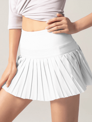 Anti-exposure outdoor quick-drying pocket culottes tennis skirt