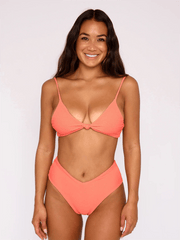sexy twist two-piece swimsuit
