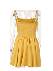 Fashionable temperament lace characteristic suspender puffy dress