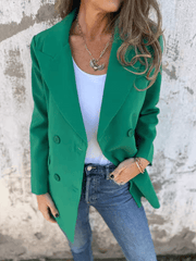 Solid Color Fashion Long Sleeve Blazer
