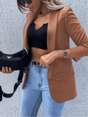 Women's Small Suit Long Sleeve Top
