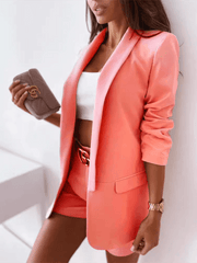 Women's Small Suit Long Sleeve Top