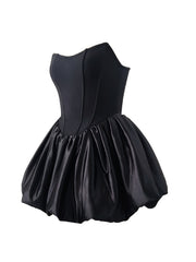 Women's Fishbone Tutu Tutu Birthday Dress Party White Fluffy Pumpkin Dress