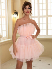 Tulle Bow Tulle Dress