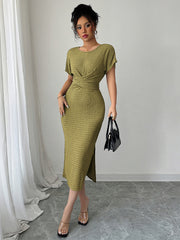Slim waist dress