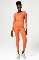 Women's Round Neck Sports Top Quick Dry Breathable Yoga Cover Up - 808Lush