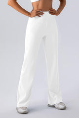 High Waist Straight Active Pants - 808Lush