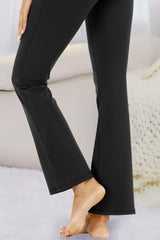 Pocketed High Waist Active Pants - 808Lush