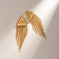 18K Gold-Plated Stainless Steel Geometric Earrings - 808Lush