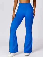 Wide Waistband High Waist Bootcut Pants - 808Lush