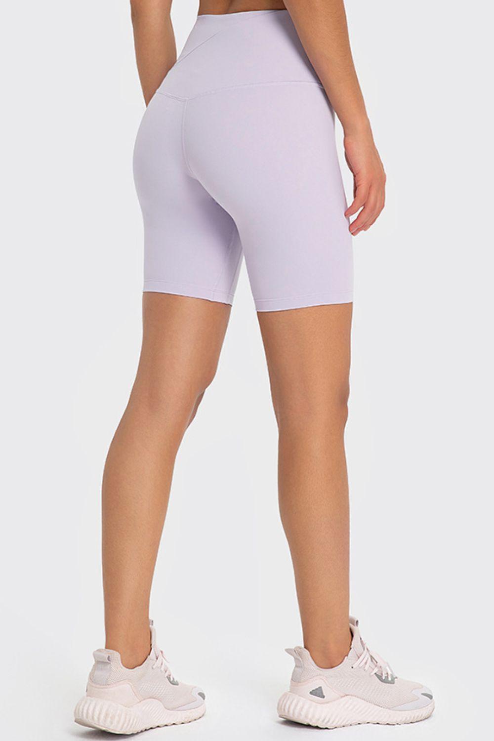 V-Waist Biker Shorts - 808Lush