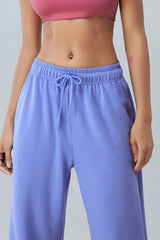 Drawstring Pocketed Active Pants - 808Lush