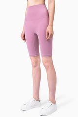 Breathable High-Rise Wide Waistband Biker Shorts - 808Lush