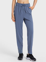 Drawstring Sport Pants with Pockets - 808Lush