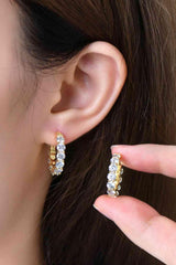 7.2 Carat Moissanite 925 Sterling Silver Earrings - 808Lush