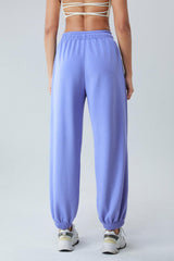 Drawstring Pocketed Active Pants - 808Lush