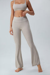 Ruched High Waist Active Pants - 808Lush