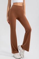 High Waist Straight Active Pants - 808Lush