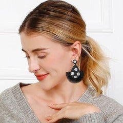 Beads Stainless Steel Teardrop Shape Earrings - 808Lush