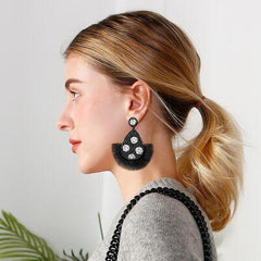 Beads Stainless Steel Teardrop Shape Earrings - 808Lush