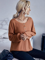 Casual Solid Color Long Sleeve Knit Sweater Thin Section - 808Lush