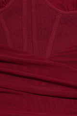 Cutout One-Shoulder Midi Bandage Dress - 808Lush