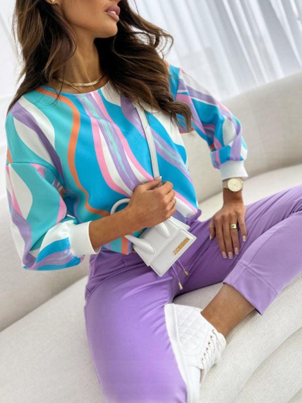 European and American fashion six-color printed shirt - 808Lush