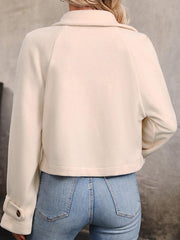 Fashion women's solid color short jacket - 808Lush