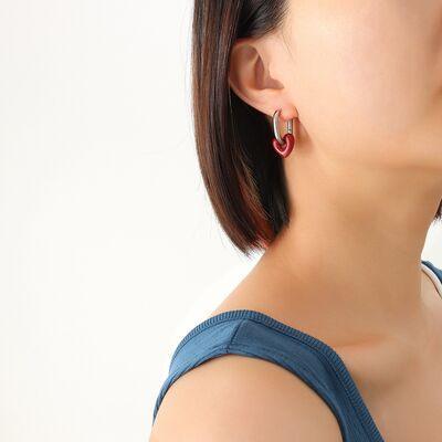 Heart Titanium Steel Earrings - 808Lush