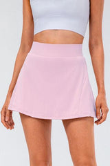 High Waist Pleated Active Skirt - 808Lush
