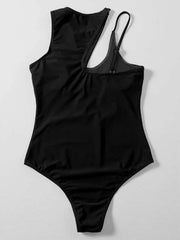 Hollow multicolor one shoulder sexy swimsuit women - 808Lush