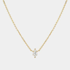 Inlaid Zircon Brass Necklace - 808Lush