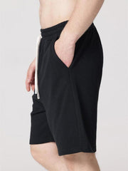 Men's Contrasting Color Stitching Woven Casual Shorts - 808Lush