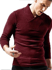 Men's Long Sleeve T-Shirt Muscle Fitted T Shirt Gym Workout Athletic Tee - 808Lush